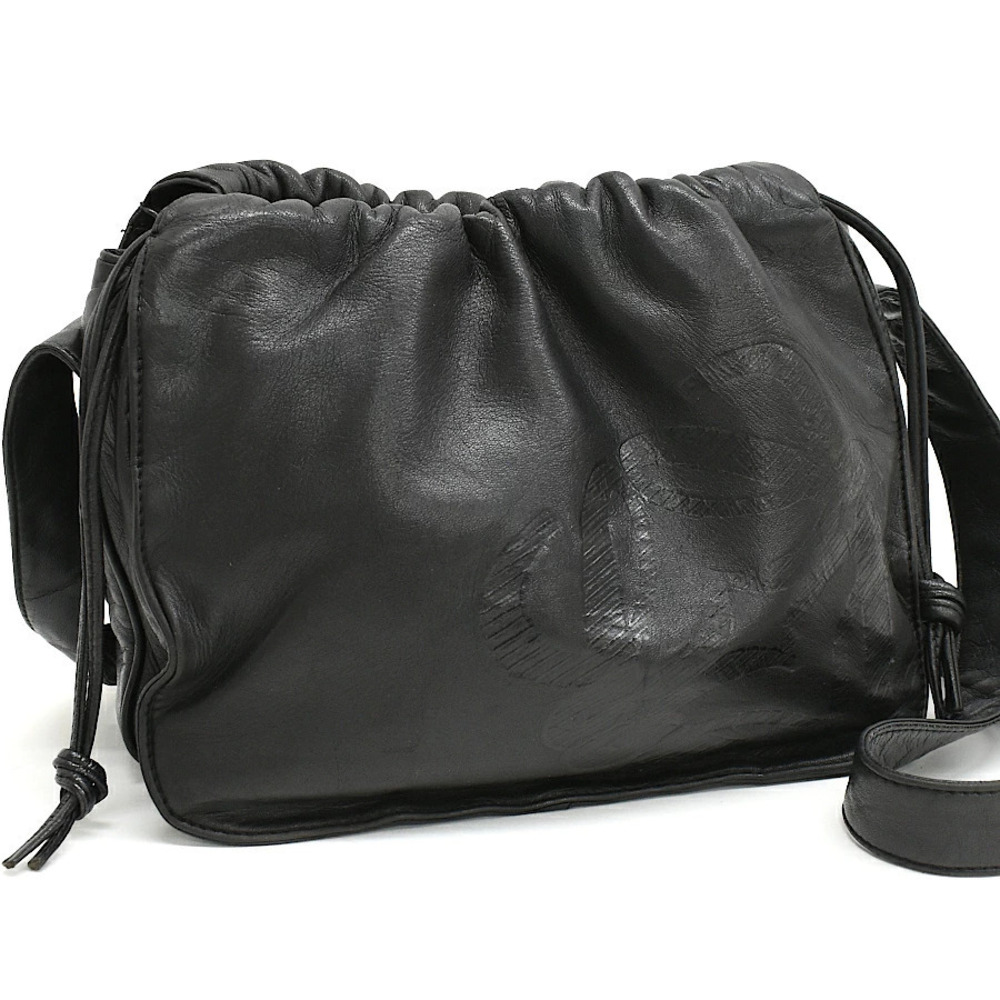Loewe Crossbody Bag Leather Black